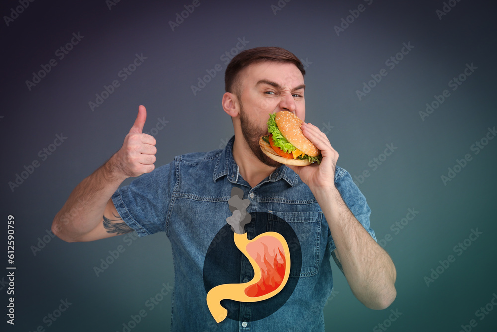 Improper nutrition can lead to heartburn or other gastrointestinal