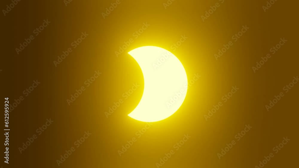 View of the total solar eclipse footage.