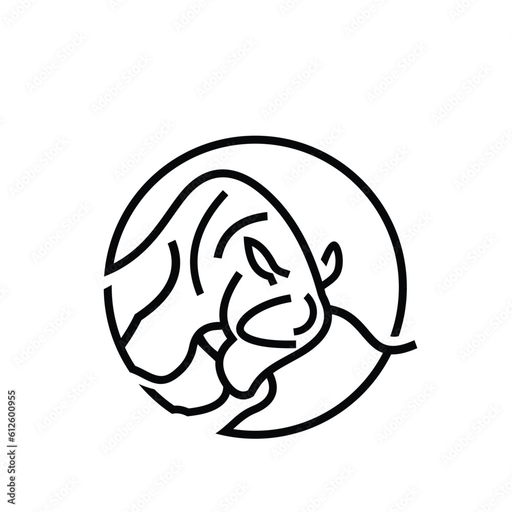 Obraz premium Bull Vector Icon
