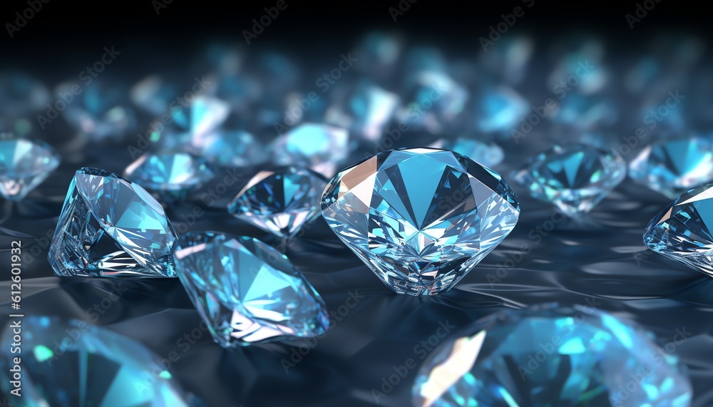 diamonds on blue background diamonds on blue background