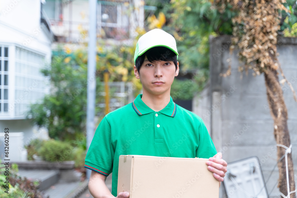 配送業の男性 配送業の男性
