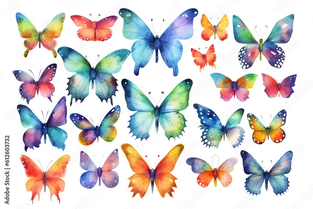 pattern with butterflies
