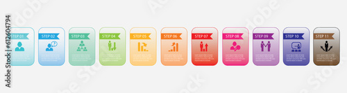 vector illustrator Infographic Timeline design