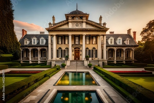 Exquisite Elegance of a mansion: A Captivating Mansion of Timeless Beauty