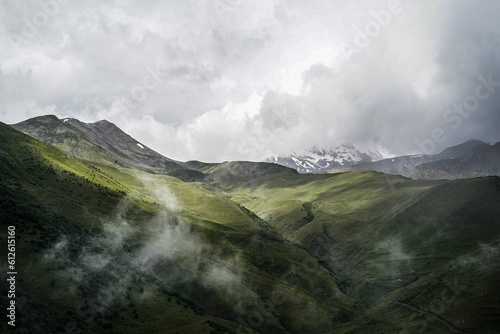 Mountain view of Khrazbegi Maoun photo
