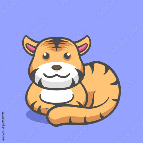 Tiger cartoon logo