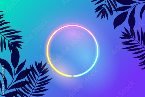abstract background with ultraviolet neon lights
