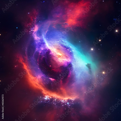 background with space colorful nebula wallpaper