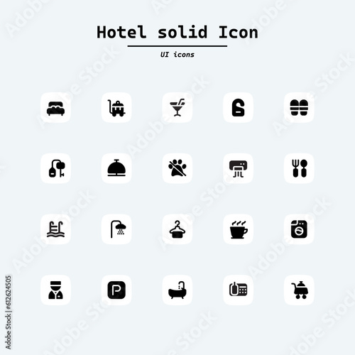 Set of thin line Lifestyle and Entertainment icon set, simple outline icons collection, Simple vector illustration. Collection ui icons with squircle shape. Web Page, Mobile App, UI, UX design.