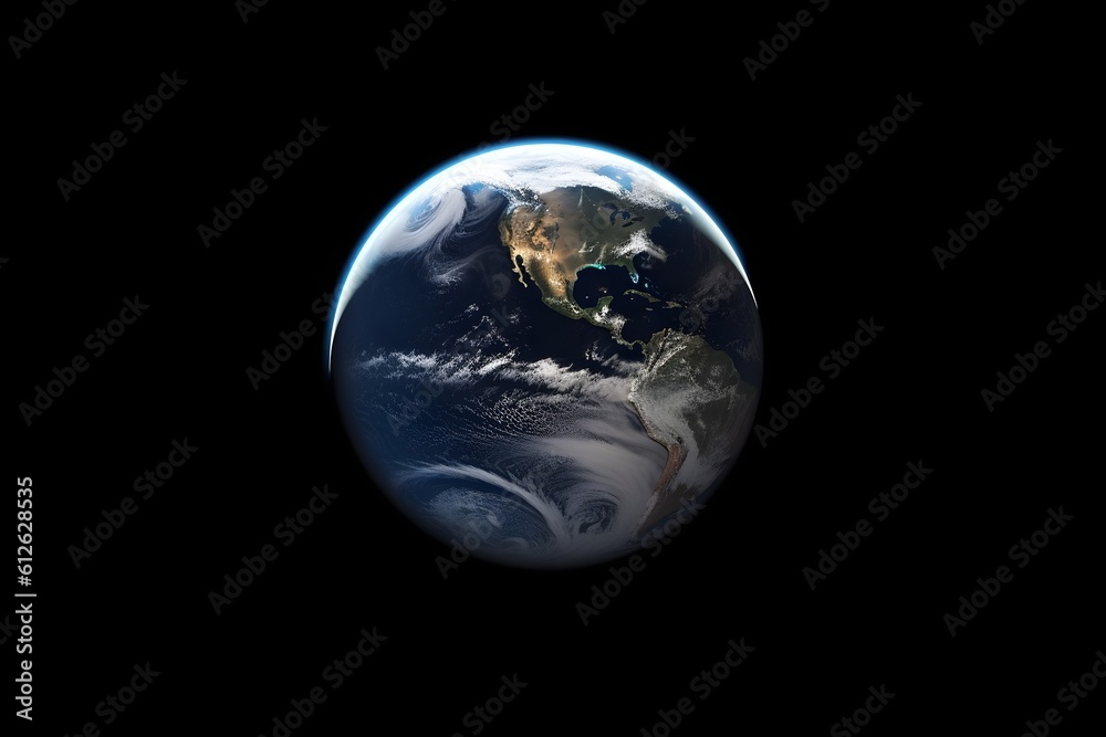 地球　with generative ai