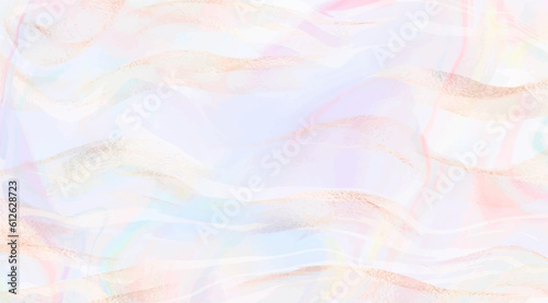 Natural pearl background design with mineral texture and pale gold stripes.