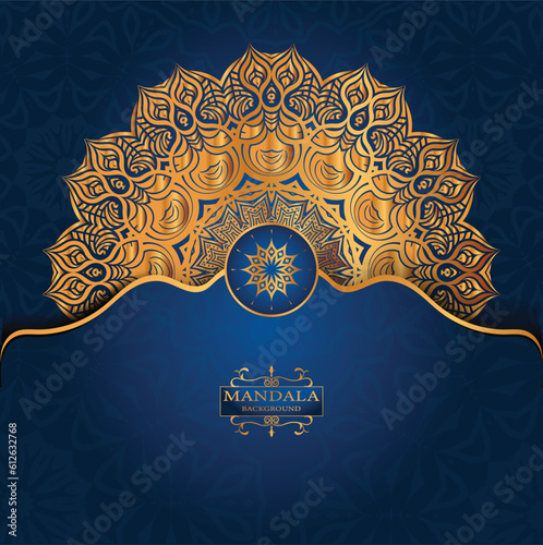 Luxury ornamental mandala design background