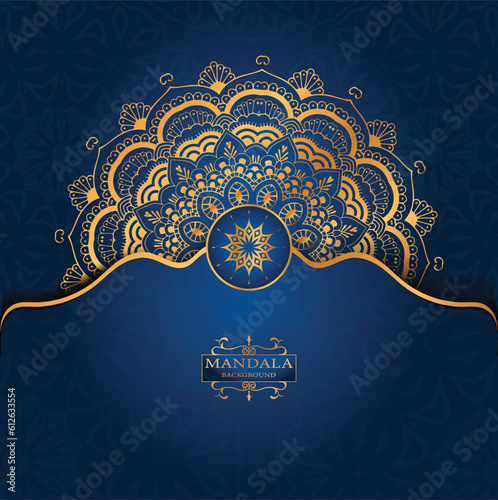 Luxury ornamental mandala design background