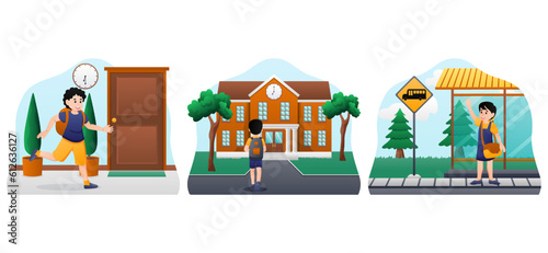 Back to School Flat Bundle Design