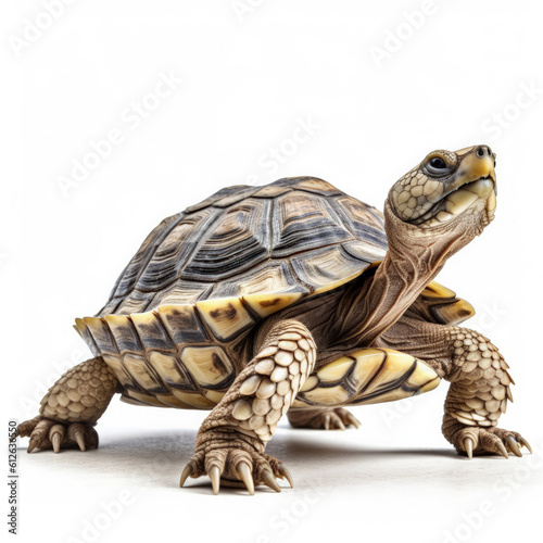 Desert Tortoise (Gopherus agassizii) walking slowly photo