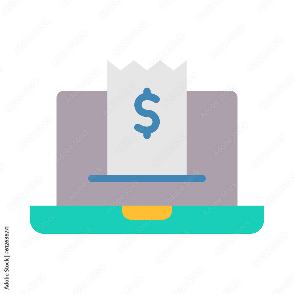 Online Payment flat icon for commerce and shopping, pay, ticket, digital, laptop, computer logo Online Payment flat icon for commerce and shopping, pay, ticket, digital, laptop, computer logo