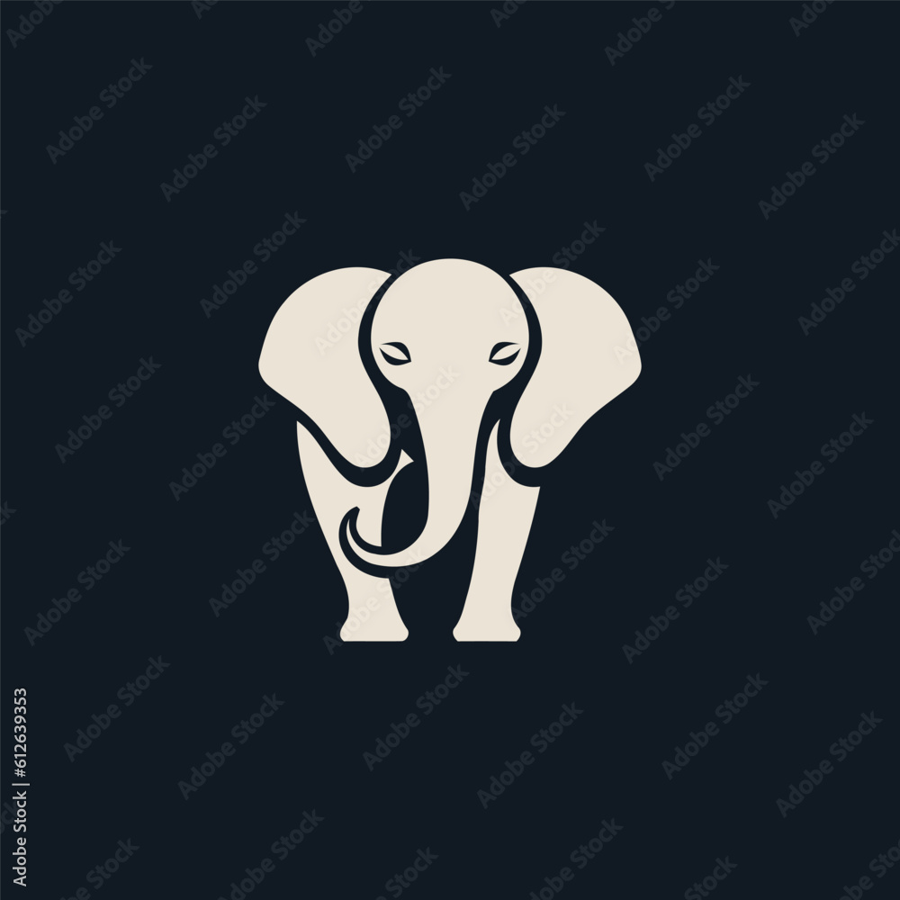 Elephant logo design vector illustration Elephant logo design vector illustration