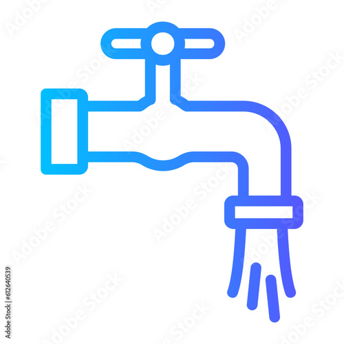 faucet gradient icon