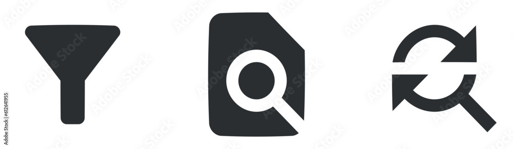 Set of 3 icons Actions. Creative business solutions icon set. Outline isolated signs. for mobile and web. Big UI icon set. UI and UX Set of 3 icons Actions. Creative business solutions icon set. Outline isolated signs. for mobile and web. Big UI icon set. UI and UX