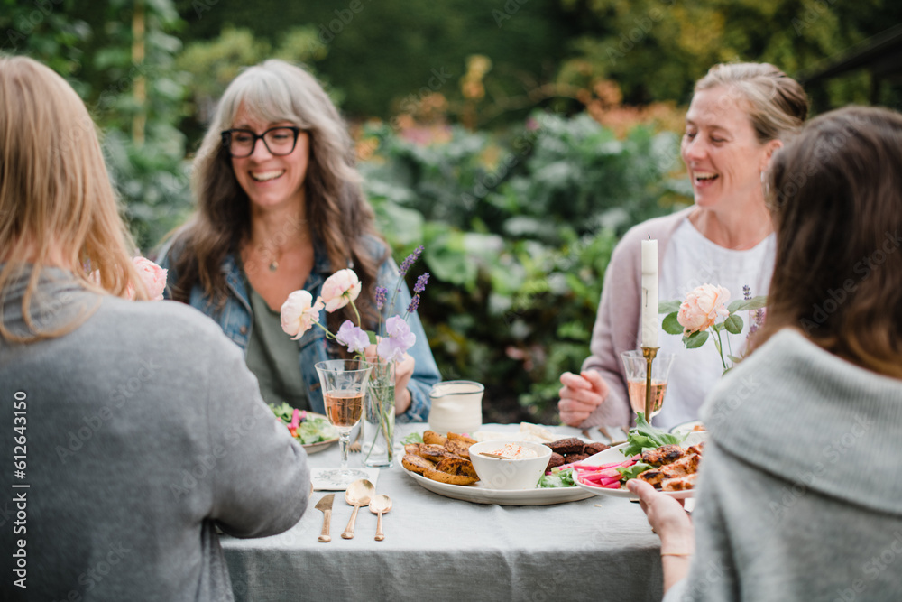 Backyard garden party Backyard garden party