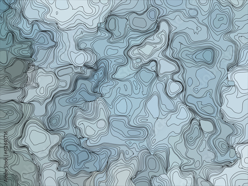 Abstract line as liquid by illustration