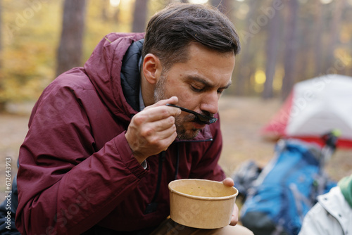 Leisure meal food journey camp dish eat out 