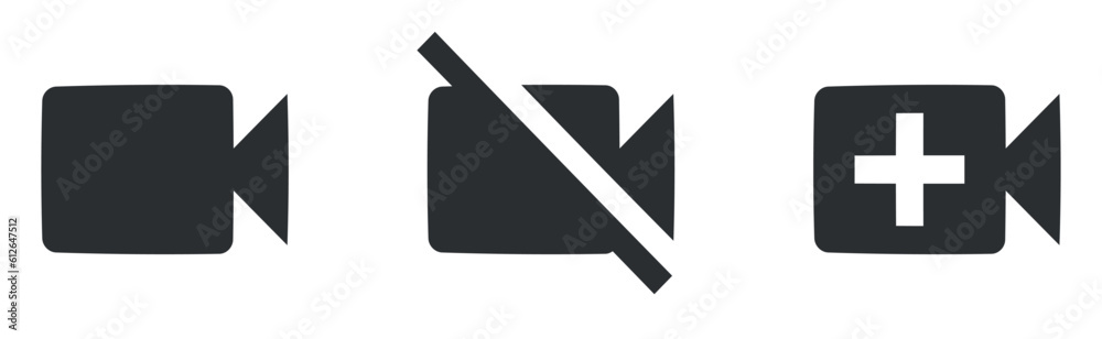 Set of 3 icons Audio and Video. Line icons collection. Set Quality icon. Linear icons set. Thin filled icons pack. UI and UX Set of 3 icons Audio and Video. Line icons collection. Set Quality icon. Linear icons set. Thin filled icons pack. UI and UX