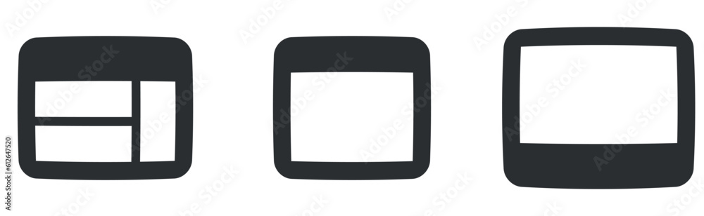 Set of 3 icons Audio and Video. Creative business solutions icon set. Simple Set. for mobile and web. Thin filled icons pack. UX UI Set of 3 icons Audio and Video. Creative business solutions icon set. Simple Set. for mobile and web. Thin filled icons pack. UX UI
