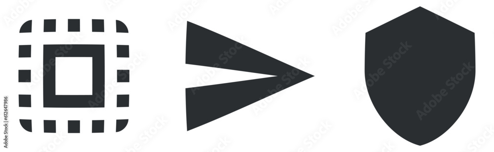 Set of 3 icons Content. Creative business solutions icon set. Outline isolated signs. Linear symbols set. Big UI icon set in a flat design. Vector illustration Set of 3 icons Content. Creative business solutions icon set. Outline isolated signs. Linear symbols set. Big UI icon set in a flat design. Vector illustration