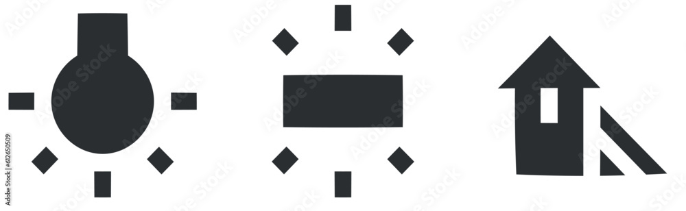 Set of 3 icons Image. Modern thin line icons. Outline isolated signs. Linear symbols set. Big UI icon set in a flat design. Vector illustration Set of 3 icons Image. Modern thin line icons. Outline isolated signs. Linear symbols set. Big UI icon set in a flat design. Vector illustration