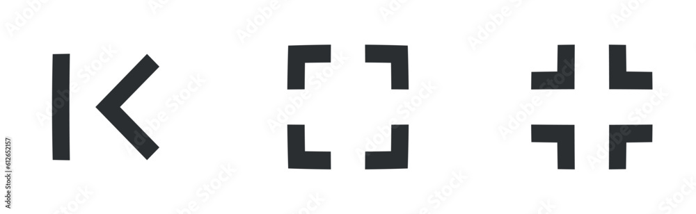Set of 3 icons Navigation. Vector collection thin line Web icon. modern trend in the style. for mobile and web. Thin filled icons pack. Vector illustration Set of 3 icons Navigation. Vector collection thin line Web icon. modern trend in the style. for mobile and web. Thin filled icons pack. Vector illustration