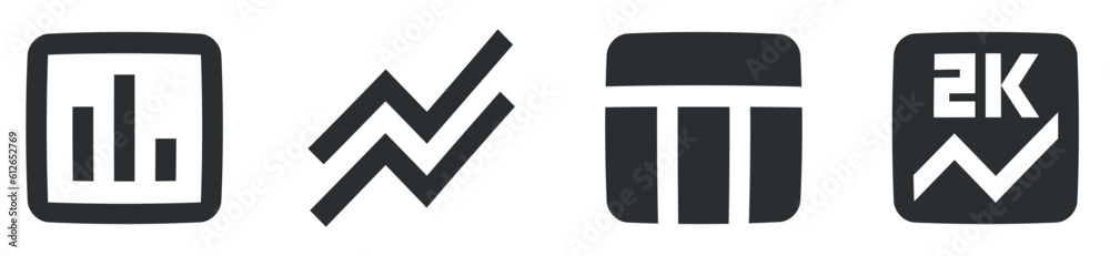 Set of 4 icons Editor. Line icons collection. Simple Set. for mobile and web. Thin filled icons pack. UI and UX Set of 4 icons Editor. Line icons collection. Simple Set. for mobile and web. Thin filled icons pack. UI and UX