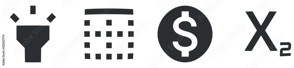 Set of 4 icons Editor. A set vector icons. Set Quality icon. Linear icons set. Big UI icon set. UX UI Set of 4 icons Editor. A set vector icons. Set Quality icon. Linear icons set. Big UI icon set. UX UI