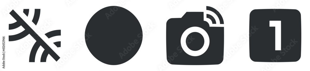Set of 4 icons Image. Vector illustration of thin line icons. modern trend in the style. for mobile and web. Big UI icon set in a flat design. UI and UX Set of 4 icons Image. Vector illustration of thin line icons. modern trend in the style. for mobile and web. Big UI icon set in a flat design. UI and UX