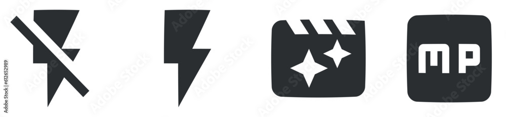 Set of 4 icons Image. Vector illustration of thin line icons. Outline isolated signs. for mobile and web. Thin filled icons pack. UX UI Set of 4 icons Image. Vector illustration of thin line icons. Outline isolated signs. for mobile and web. Thin filled icons pack. UX UI