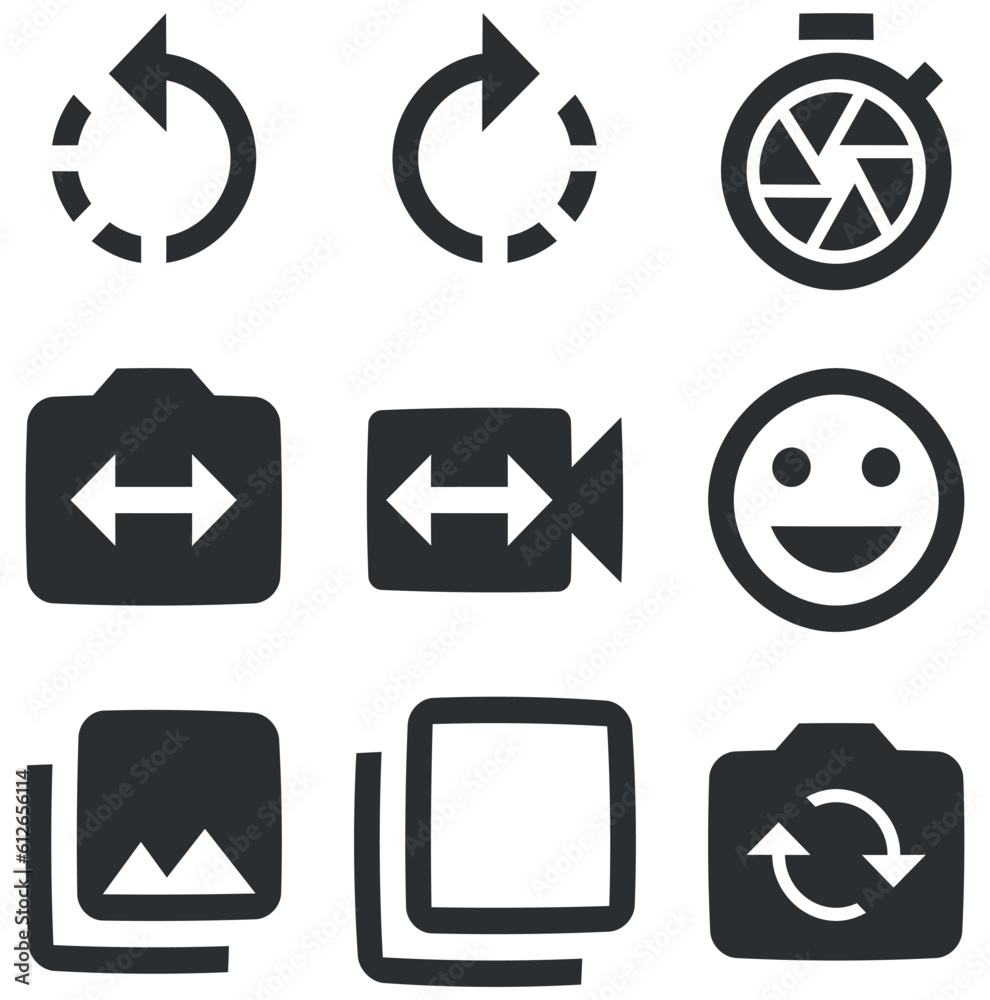 Set of 9 icons Image. Vector illustration of thin line icons. modern trend in the style. for mobile and web. Thin filled icons pack. UX UI Set of 9 icons Image. Vector illustration of thin line icons. modern trend in the style. for mobile and web. Thin filled icons pack. UX UI