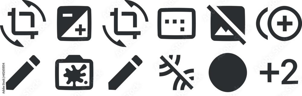 Set of 12 icons Image. Line icons collection. modern trend in the style. Linear icons set. Thin filled icons pack. Vector illustration Set of 12 icons Image. Line icons collection. modern trend in the style. Linear icons set. Thin filled icons pack. Vector illustration
