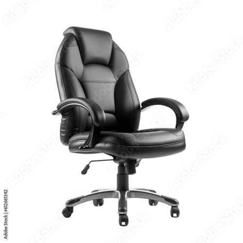 Black Office Chair, Generative AI