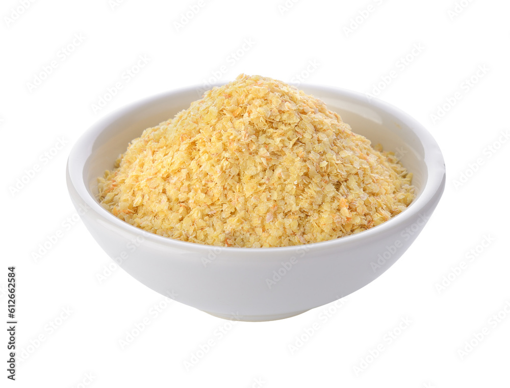 Wheat germ in a bowl on transparent png Wheat germ in a bowl on transparent png
