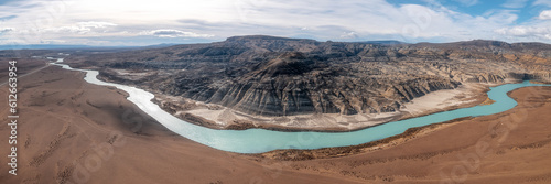 Patagonian landscape panorama