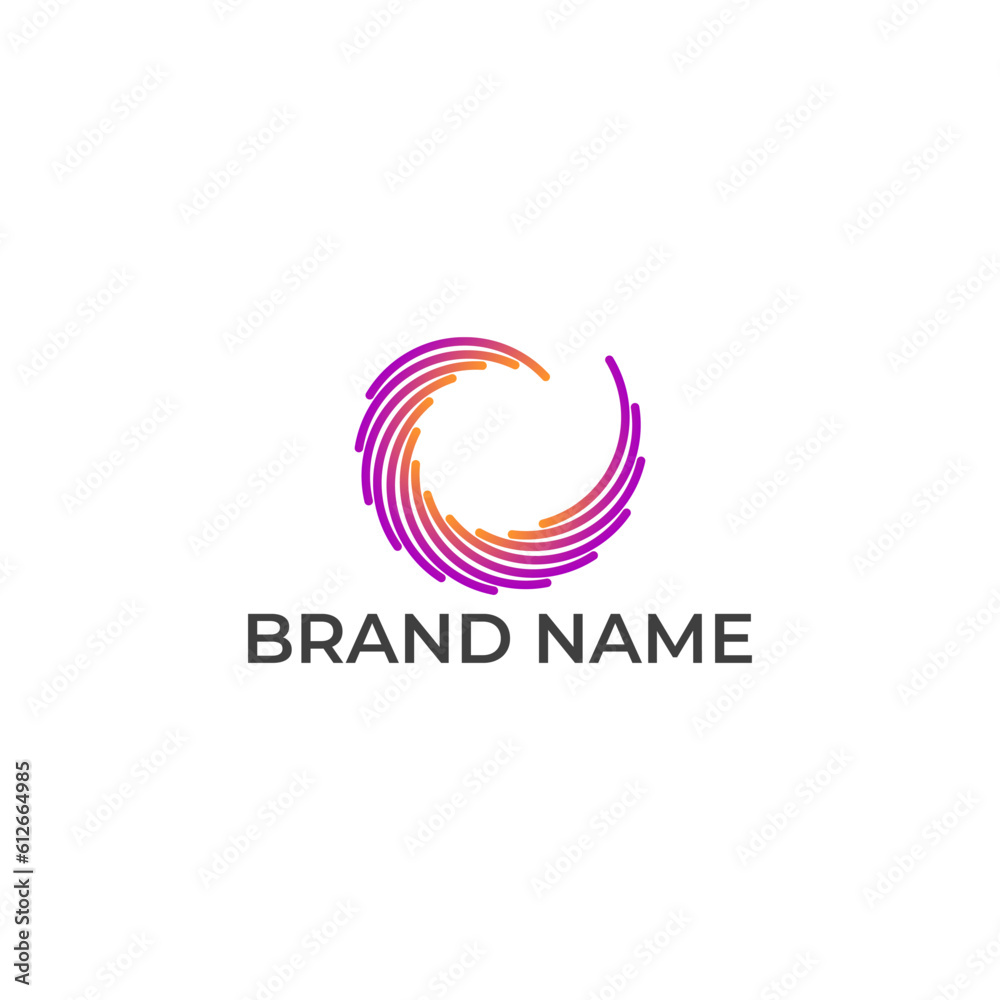 ABSTRACT ILLUSTRATION CIRCLE GRADIENT COLOR, TECH LOGO ICON MODERN SIMPLE TEMPLATE DESIGN VECTOR ABSTRACT ILLUSTRATION CIRCLE GRADIENT COLOR, TECH LOGO ICON MODERN SIMPLE TEMPLATE DESIGN VECTOR