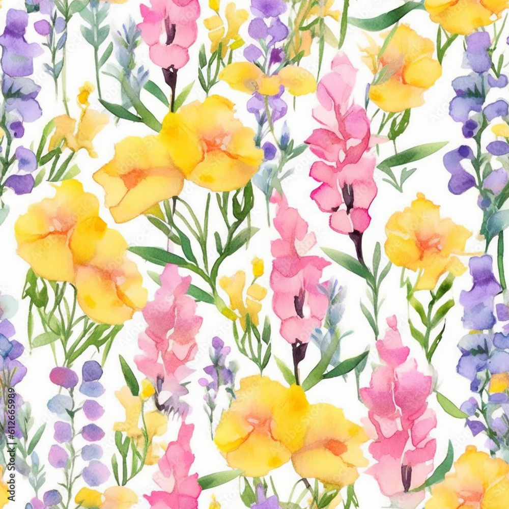 pattern_design_flower_Delphinium