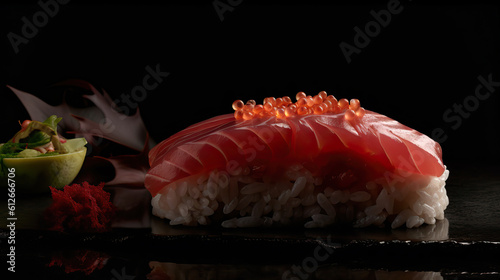 Tuna sashimi sushi, food portraits, food photography