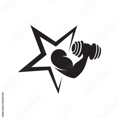 Gym logo images illustration