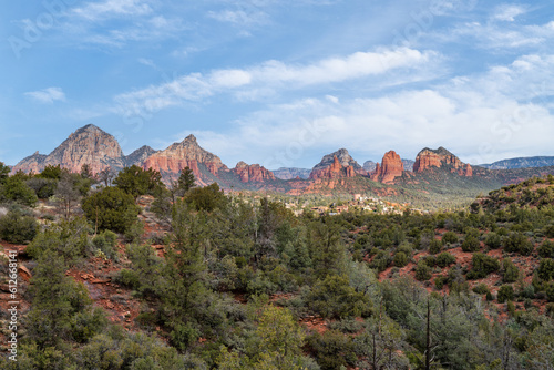The stunning colours of Sedona Mountains in Arizona