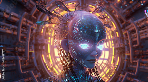 Digital Euphoria: AI in a Virtual Dreamscape
