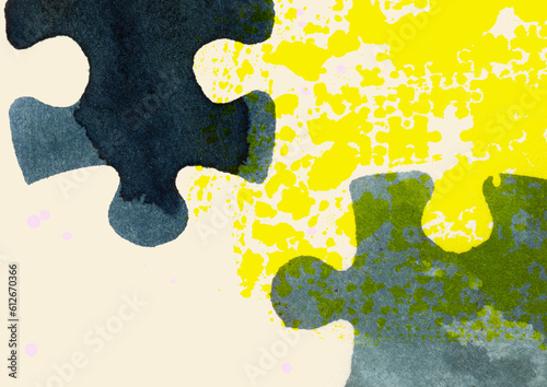 Two jigsaw pieces cropped
