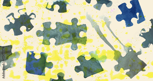Jigsaw pieces