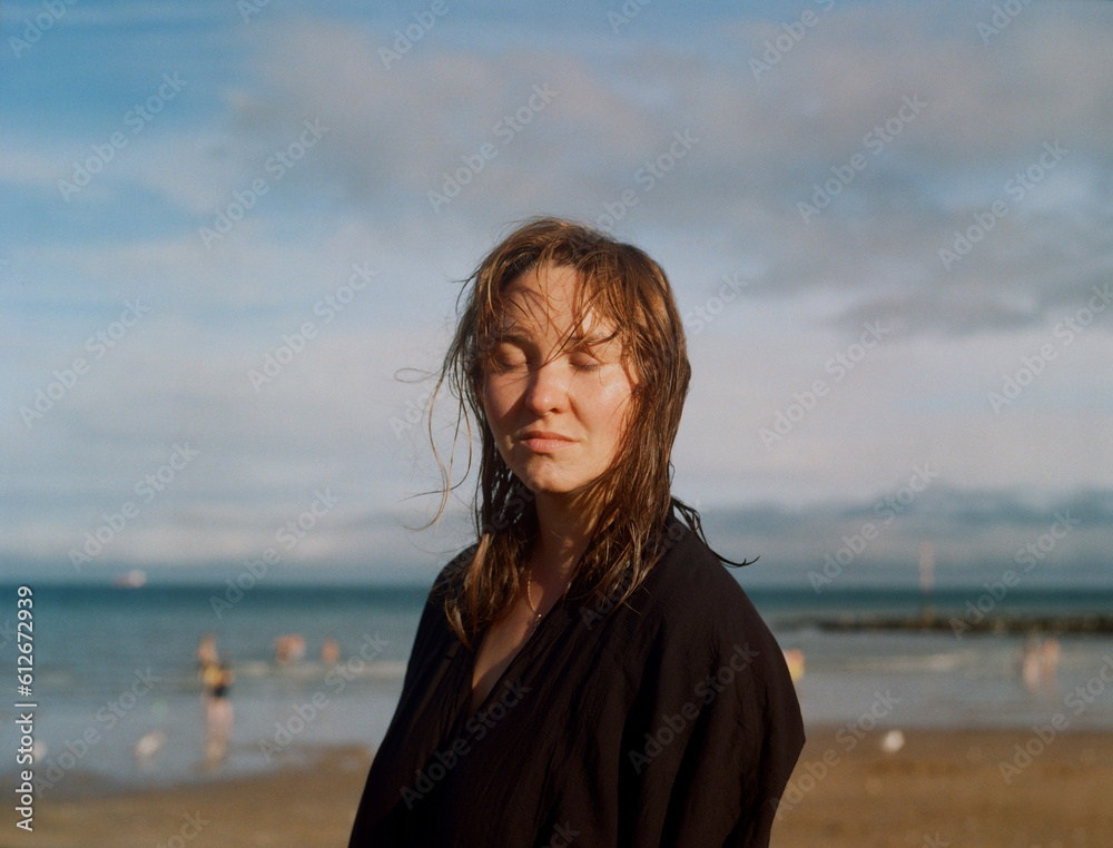 Dreaming woman portrait Dreaming woman portrait