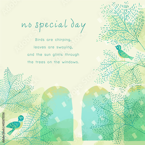 小鳥のフレーム